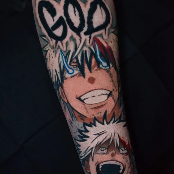 Graphic tattoo by Даня Хикки in Новосибирск