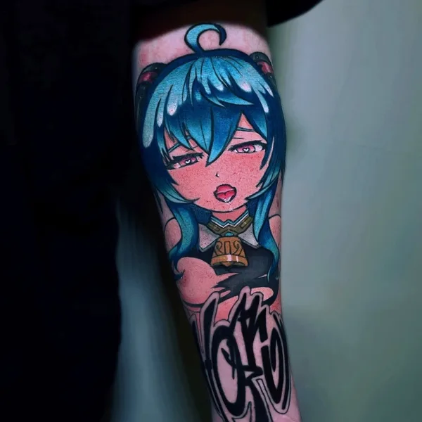 Graphic tattoo by Даня Хикки in Новосибирск