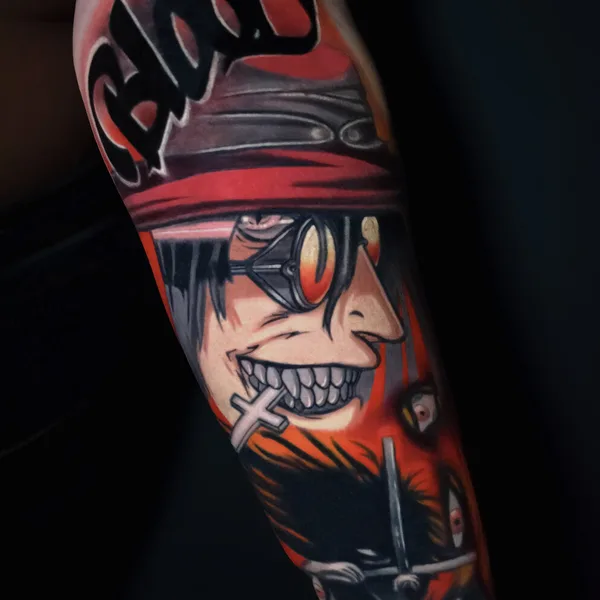 Graphic tattoo by Даня Хикки in Новосибирск