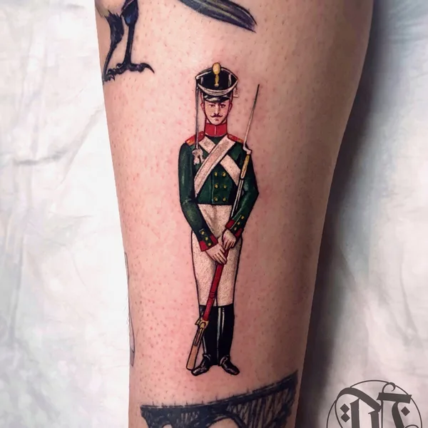 Calligraphy tattoo by Саша Мезо in Саратов