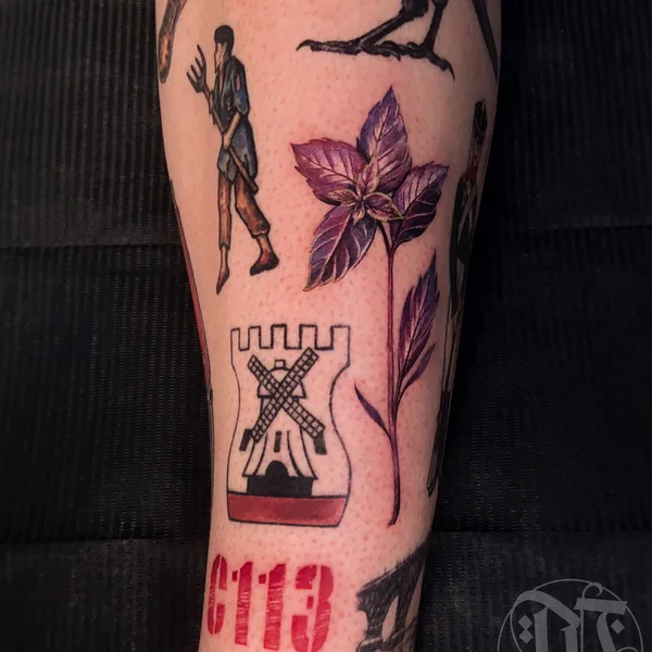 Calligraphy tattoo by Саша Мезо in Саратов