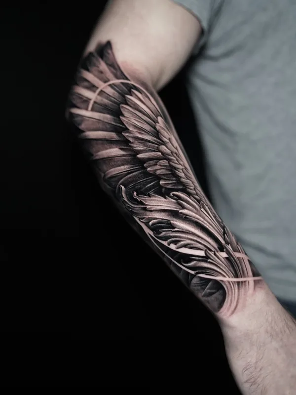 black and grey realism татуировка на forearm #99235 | Тату мастер Gregory Pazdniakou 