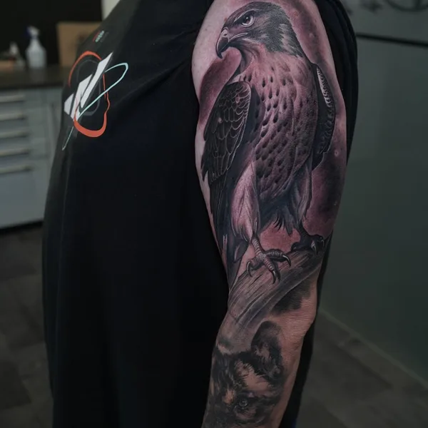 coverup tattoo by Gregory Pazdniakou  in Москва