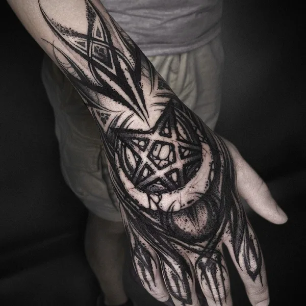 Dotwork tattoo by Сергей Тымкив in Пенза