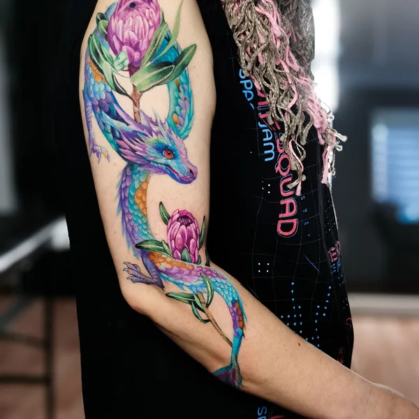 Реализм tattoo by Mariia Bortn in Donostia