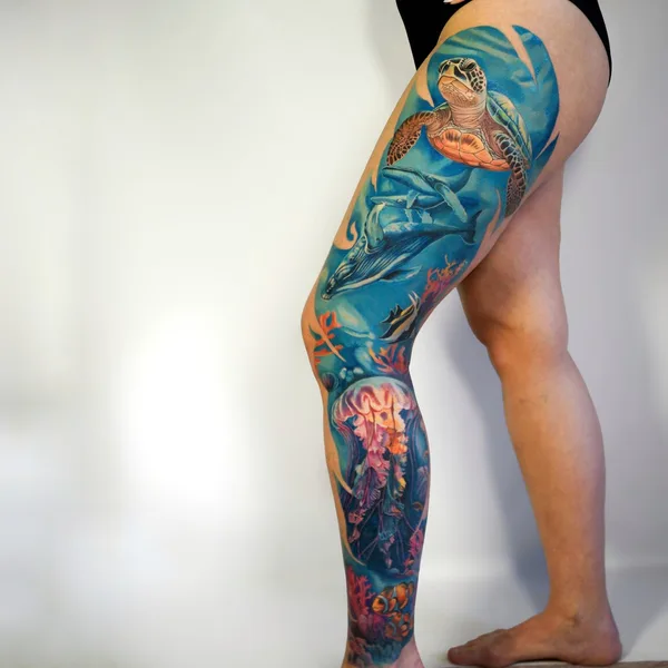 Реализм tattoo by Mariia Bortn in Donostia