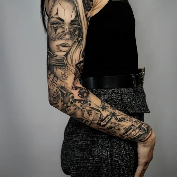 Реализм tattoo by Mariia Bortn in Donostia