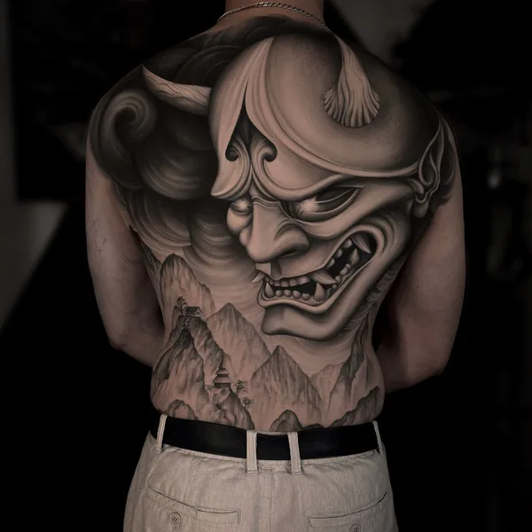 Graphic tattoo by Анастасия Шарм in Moscow