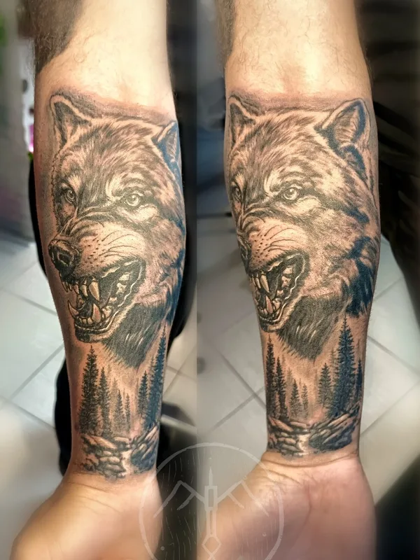 Sketch tattoo by Виталий Киб in Тамбов