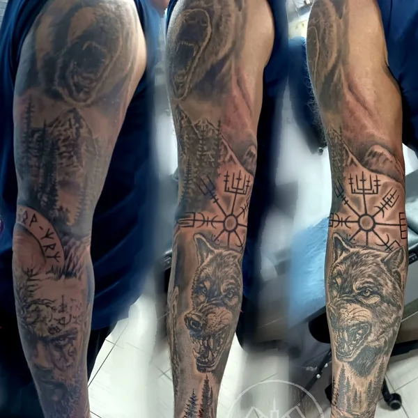 Sketch tattoo by Виталий Киб in Тамбов