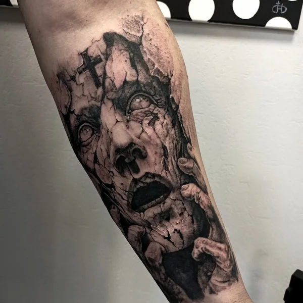 Black tattoo by Докалов Владислав in Энгельс