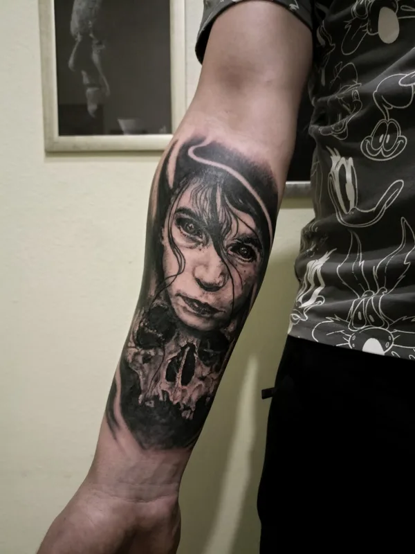 black and grey realism татуировка на forearm #92669 | Тату мастер Докалов Владислав