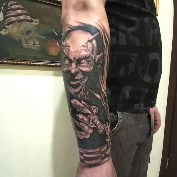 Black tattoo by Докалов Владислав in Энгельс