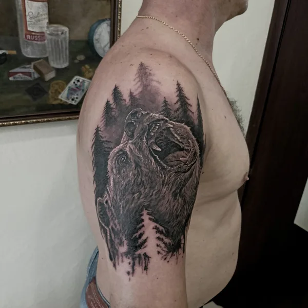 Black tattoo by Докалов Владислав in Энгельс