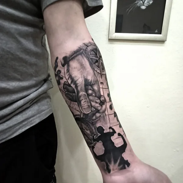 Black tattoo by Докалов Владислав in Энгельс