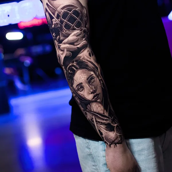 Realism tattoo by Nik Friday in Kraków