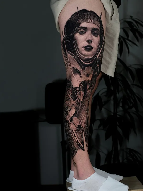 Реализм tattoo by Nik Friday in Kraków