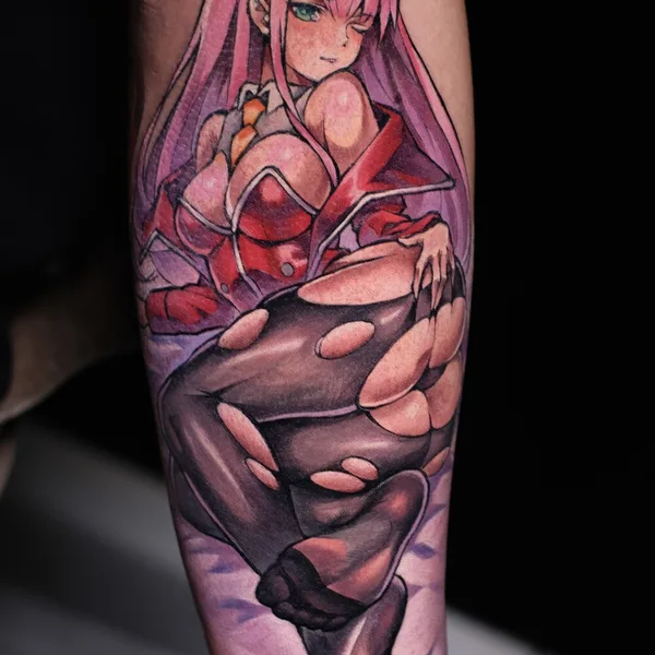 Аниме tattoo by Кирилл / Rare Dare in Москва