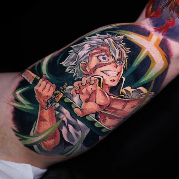 Аниме tattoo by Кирилл / Rare Dare in Москва
