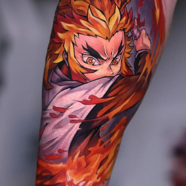 Аниме tattoo by Кирилл / Rare Dare in Москва