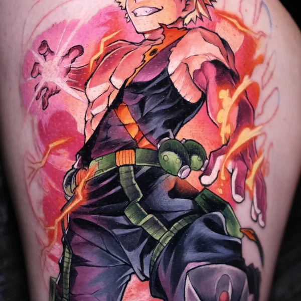 Аниме tattoo by Кирилл / Rare Dare in Москва