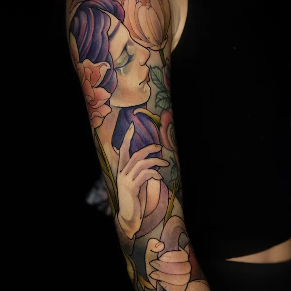 Neo Traditional tattoo by Турал  in Нижний Новгород