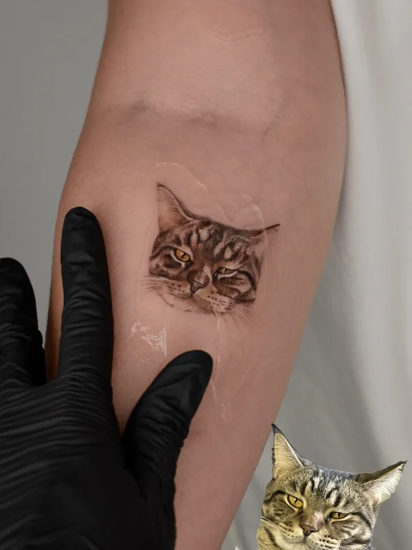color realism tattoo on forearm #101144 | Tattoo Artist Екатерина Биянова