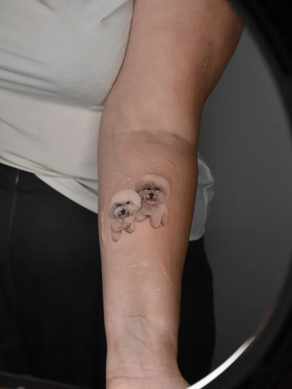 color realism tattoo on forearm #101147 | Tattoo Artist Екатерина Биянова