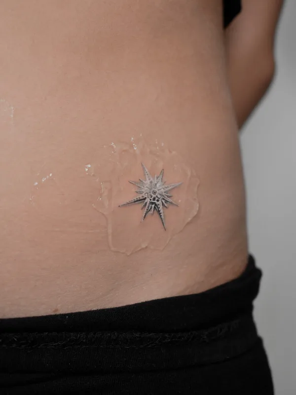 black and grey black and grey tattoo on side #101153 | Tattoo Artist Екатерина Биянова