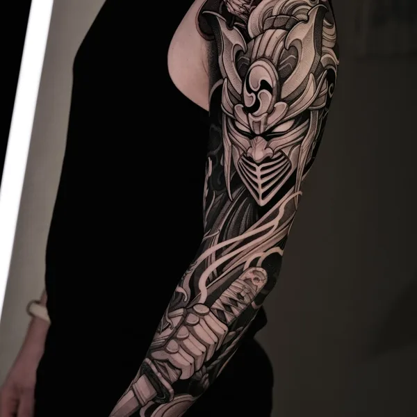 Graphic tattoo by Полина Кислицына in Moscow