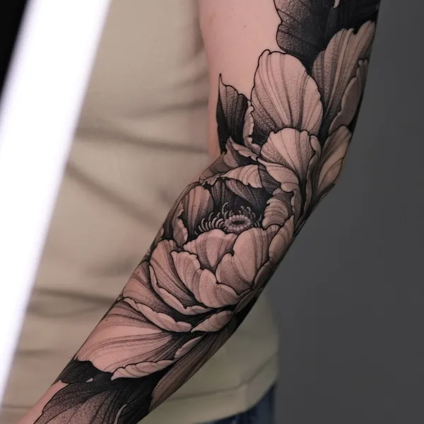 Graphic tattoo by Полина Кислицына in Moscow