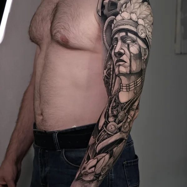 Graphic tattoo by Полина Кислицына in Moscow