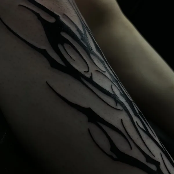 Abstract tattoo by VIkykomori in Tbilisi