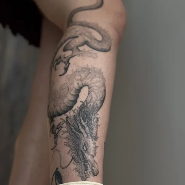 Lettering tattoo by Инна Мирова  in Moscow
