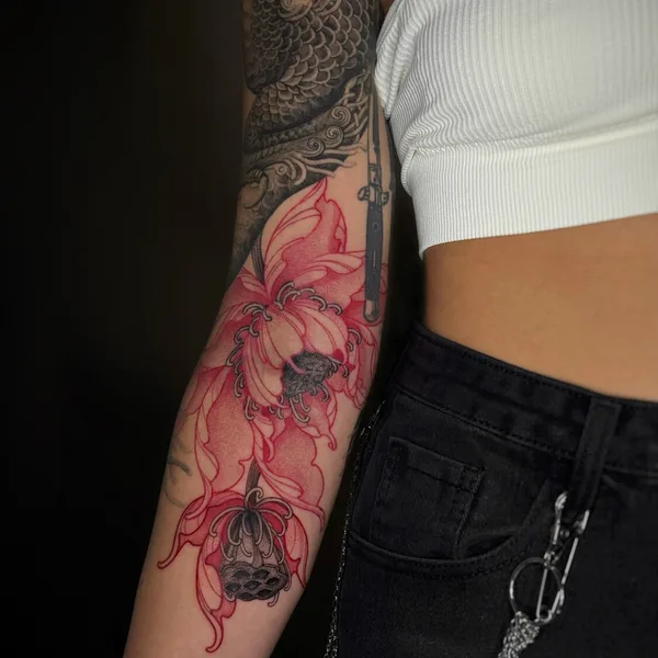 Lettering tattoo by Инна Мирова  in Moscow