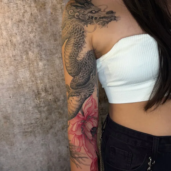Lettering tattoo by Инна Мирова  in Moscow