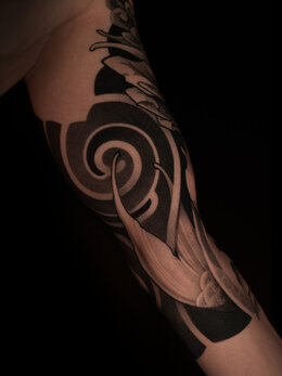 Whipshading tattoo