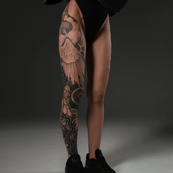 Black tattoo by Данила Морозов in Moscow