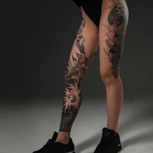 Black tattoo by Данила Морозов in Moscow