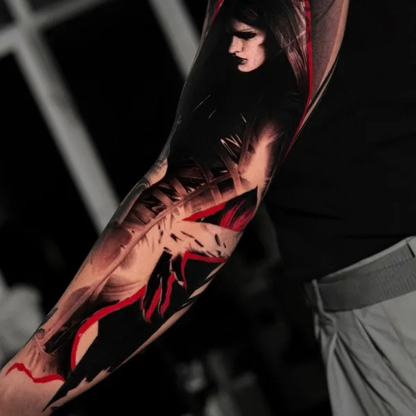 Author's Style tattoo by HMURAYATATTS in Saint Petersburg