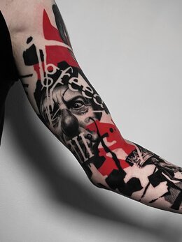 Trashpolka tattoo