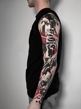 Trashpolka tattoo