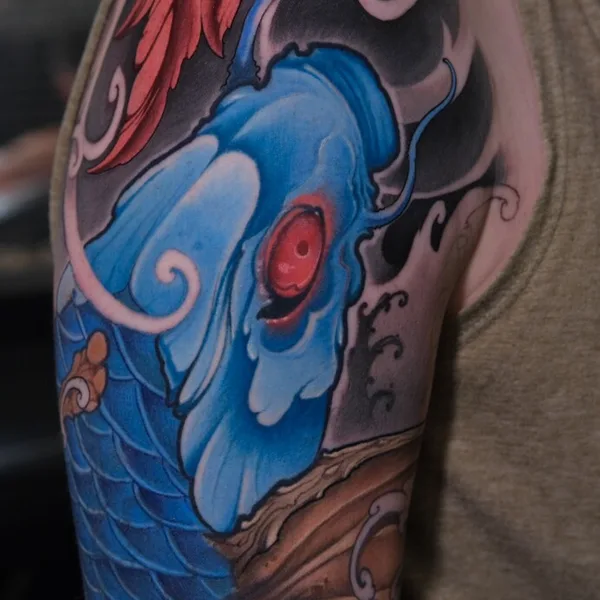 Japanese tattoo by Антон Райм in Moscow