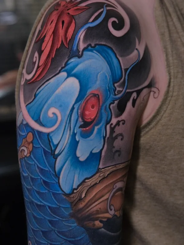 Japanese tattoo by Антон Райм in Moscow