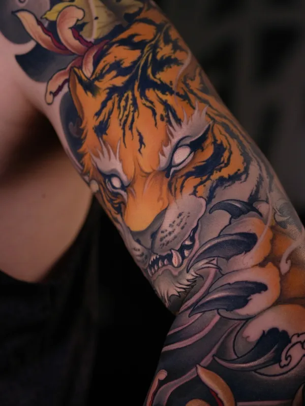 Japanese tattoo by Антон Райм in Moscow