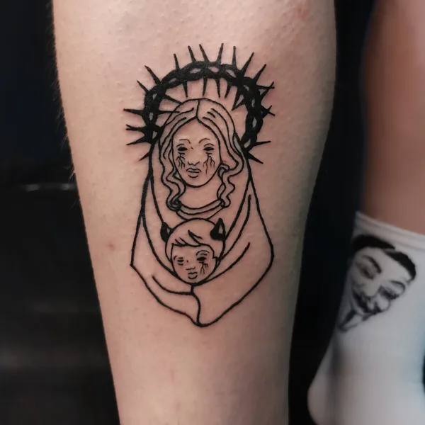 Anime tattoo by Ксения Пижевская in Барнаул