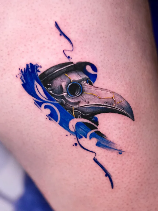 color realism tattoo on thigh #92581 | Tattoo Artist Tatuaggi di Porcellana