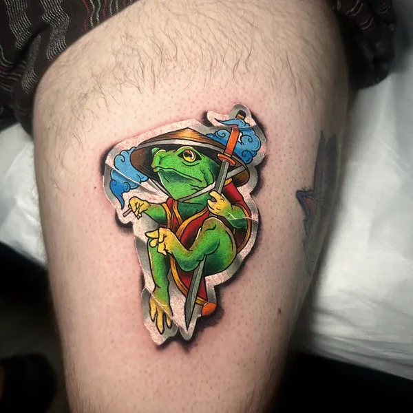 patch tattoo by Caio Bottura