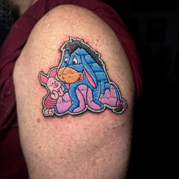 patch tattoo by Caio Bottura