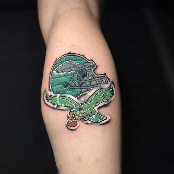 patch tattoo by Caio Bottura